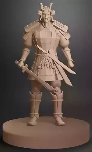 Samurai figurine