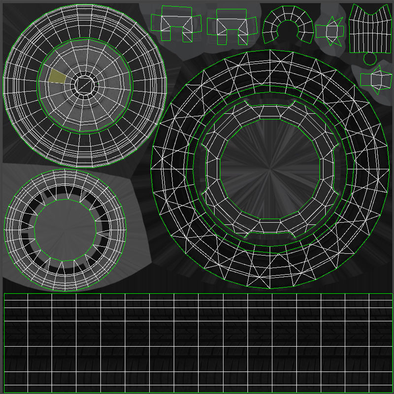 Dodge light-duty stake truck Low-poly 3D model_46