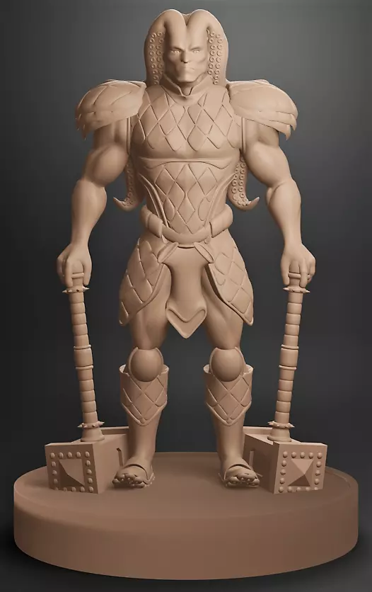 Mighty Octopus 3D print model_0