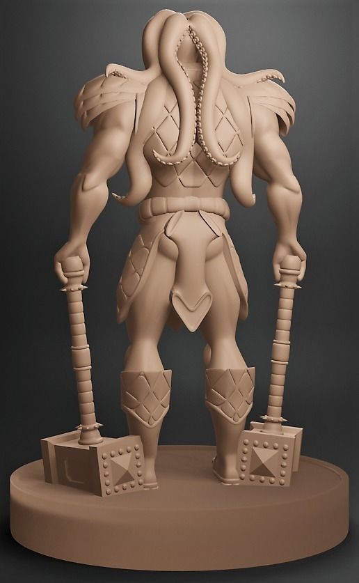 Mighty Octopus 3D print model_1