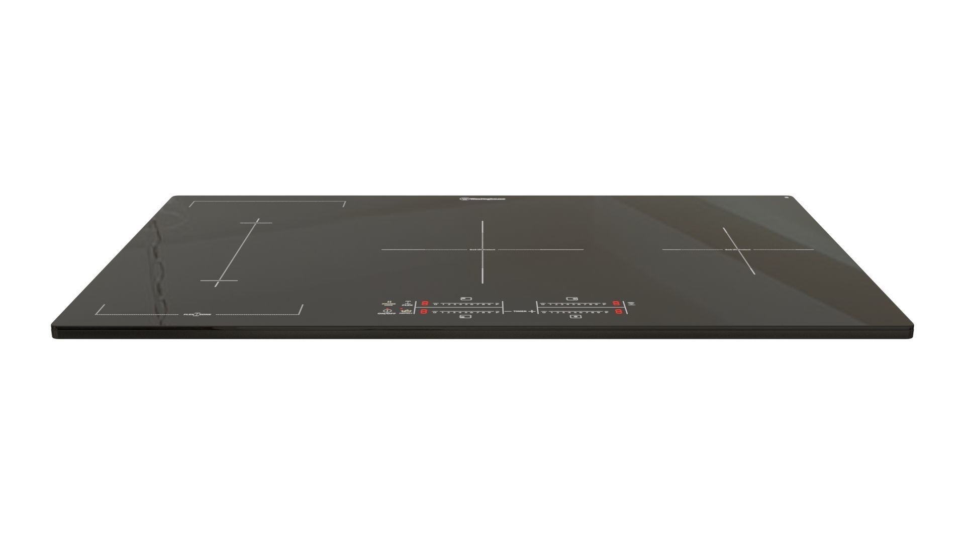 Cooktop collection samsung induction hob Low-poly 3D model_23