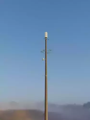 Small Military Radio Transmission Mast Limberg