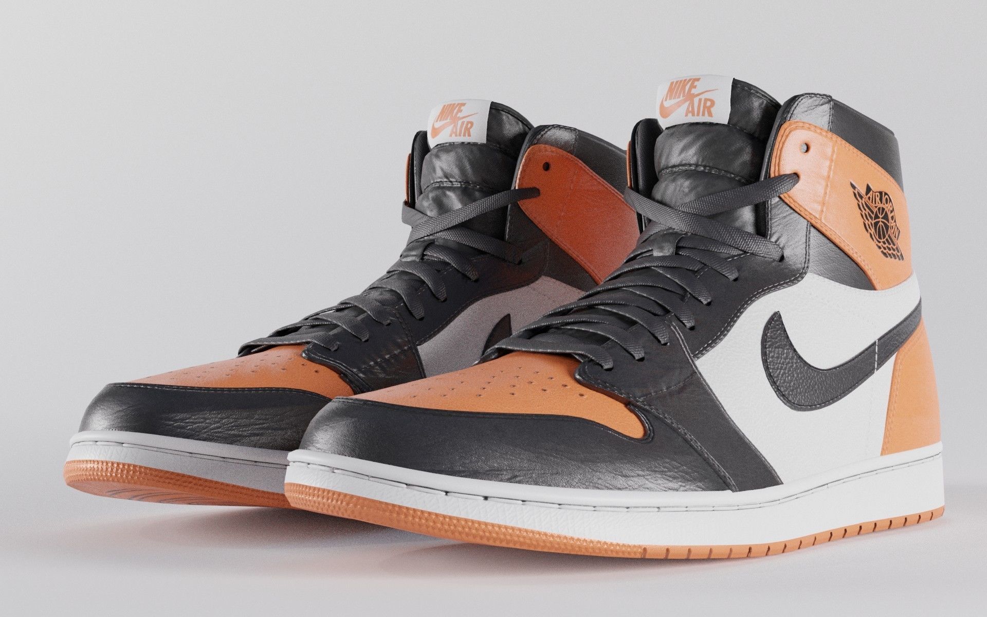 Air Jordan 1 Variety Pack  Low-poly 3D model_8