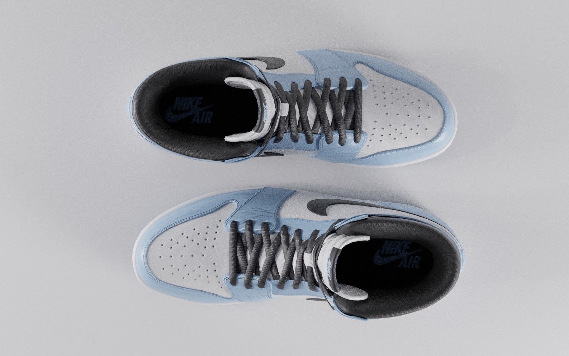 Air Jordan 1 Variety Pack  Low-poly 3D model_17