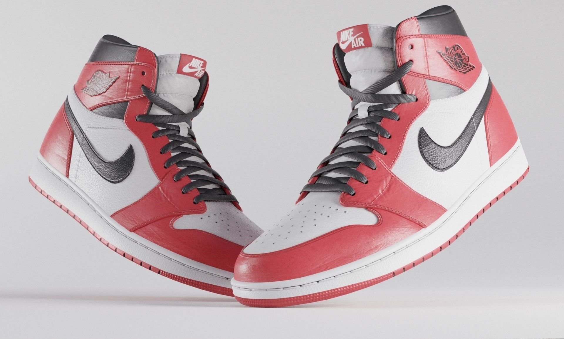 Air Jordan 1 Variety Pack  Low-poly 3D model_35