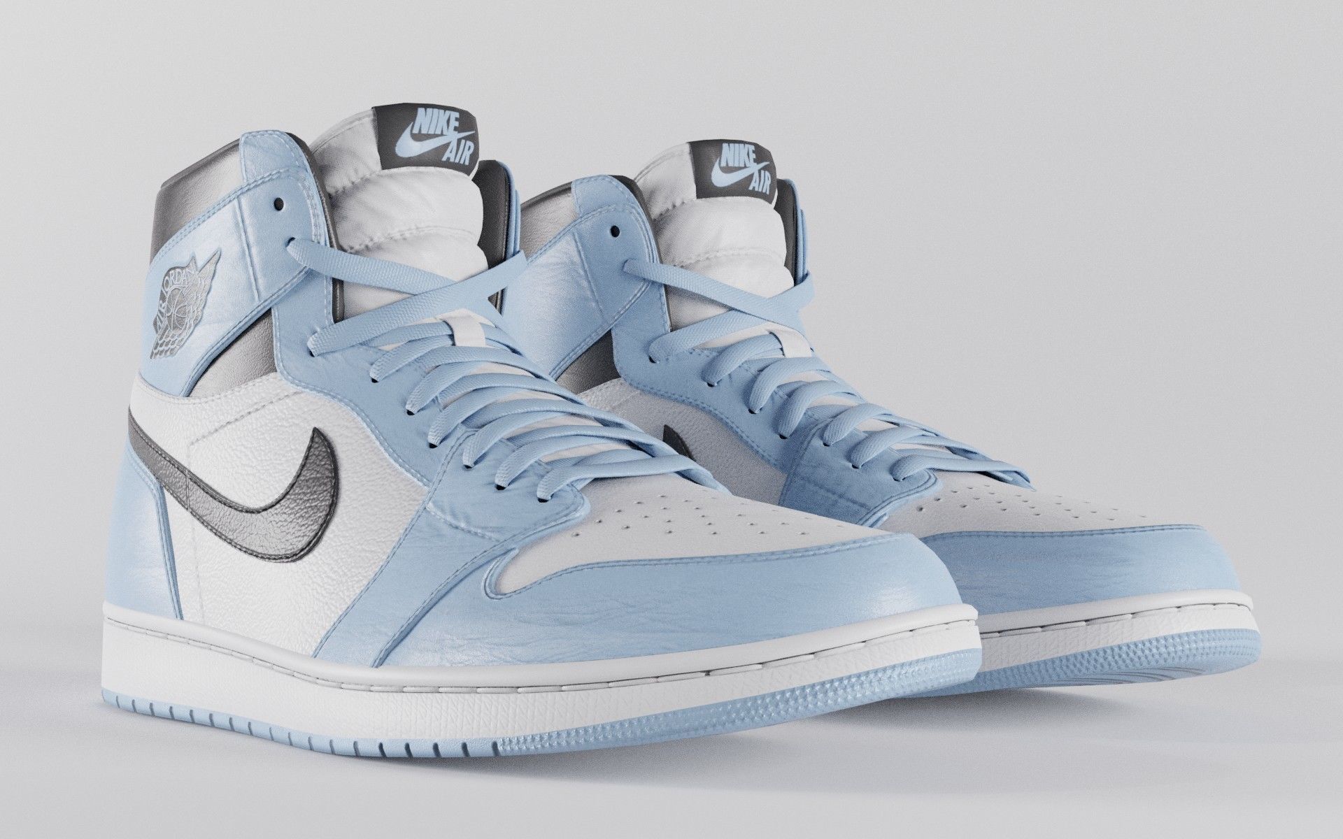 Air Jordan 1 Variety Pack  Low-poly 3D model_24