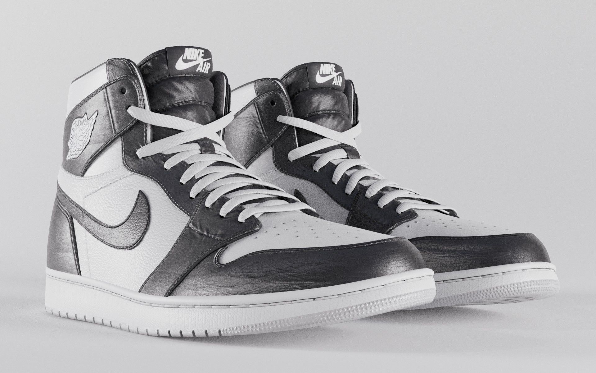 Air Jordan 1 Variety Pack  Low-poly 3D model_30