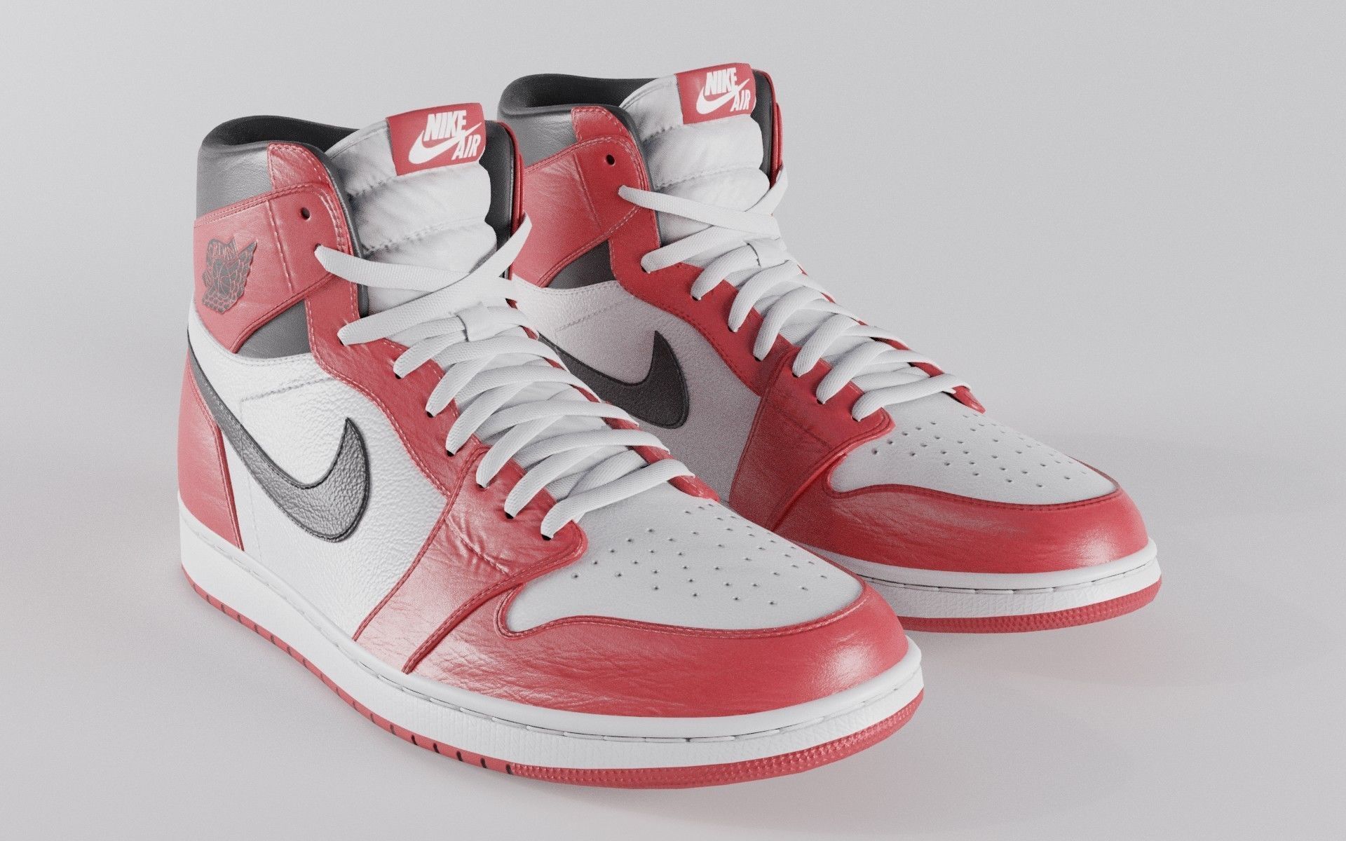 Air Jordan 1 Variety Pack  Low-poly 3D model_31