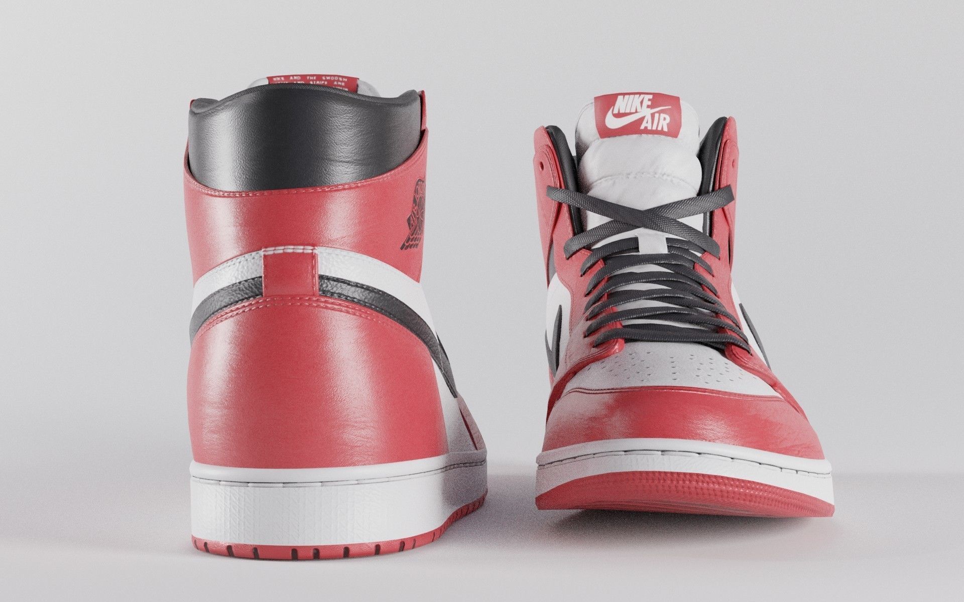 Air Jordan 1 Variety Pack  Low-poly 3D model_36