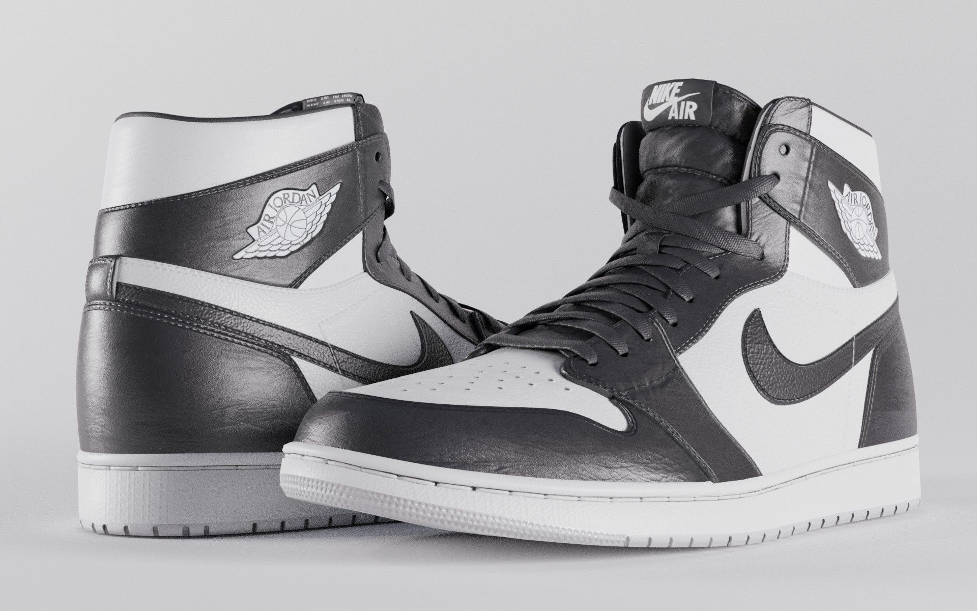 Air Jordan 1 Variety Pack  Low-poly 3D model_19