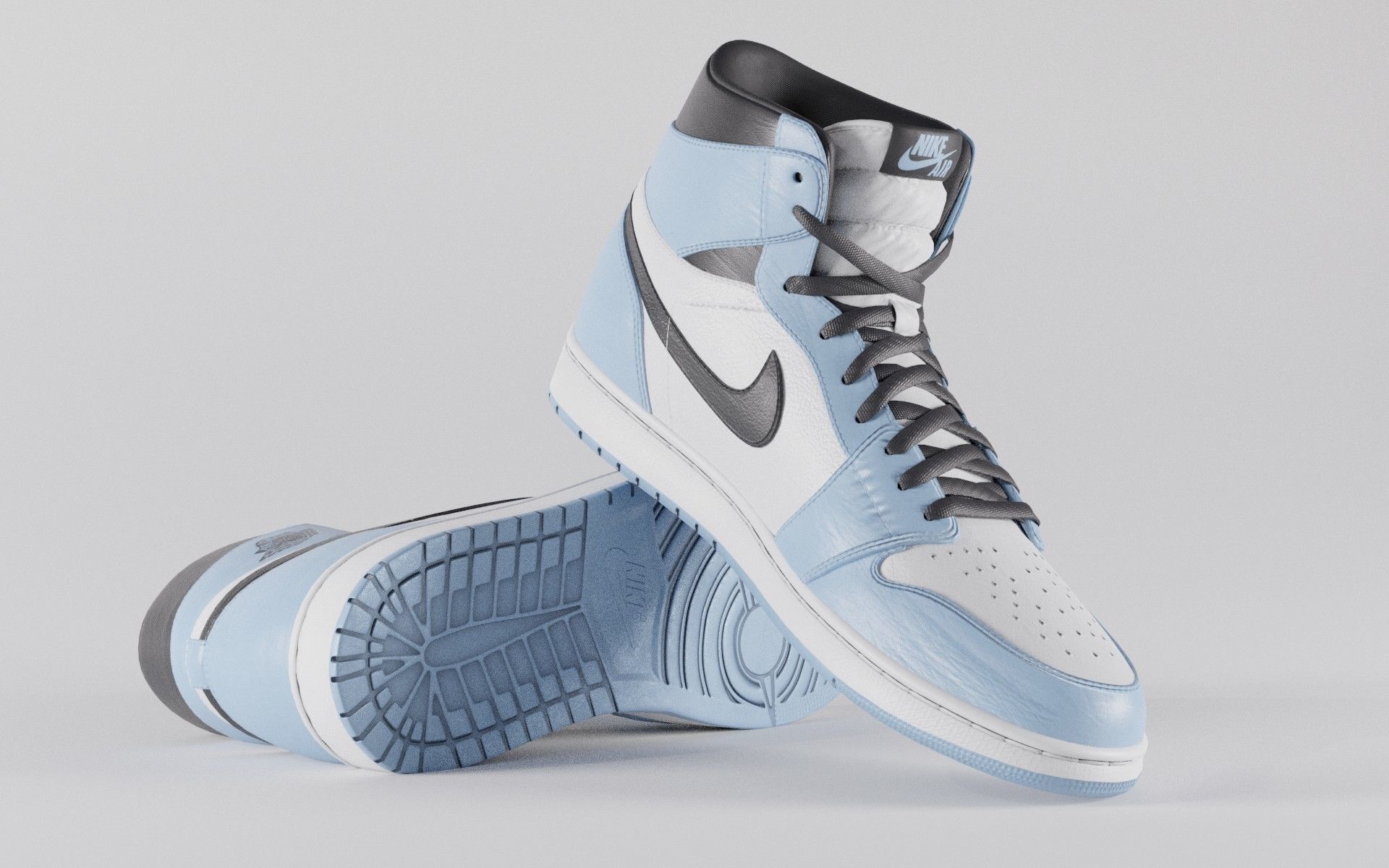 Air Jordan 1 Variety Pack  Low-poly 3D model_26