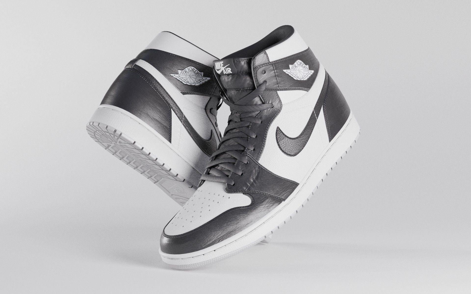 Air Jordan 1 Variety Pack  Low-poly 3D model_34