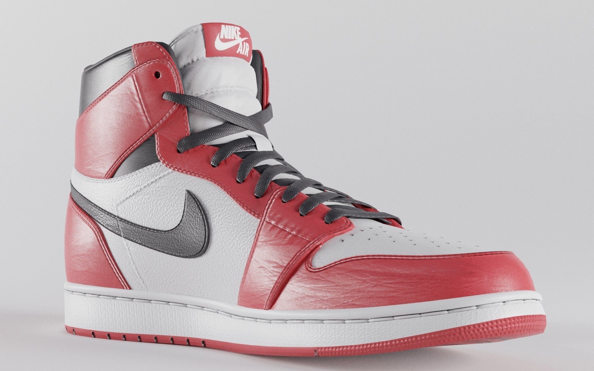 Air Jordan 1 Variety Pack  Low-poly 3D model_12