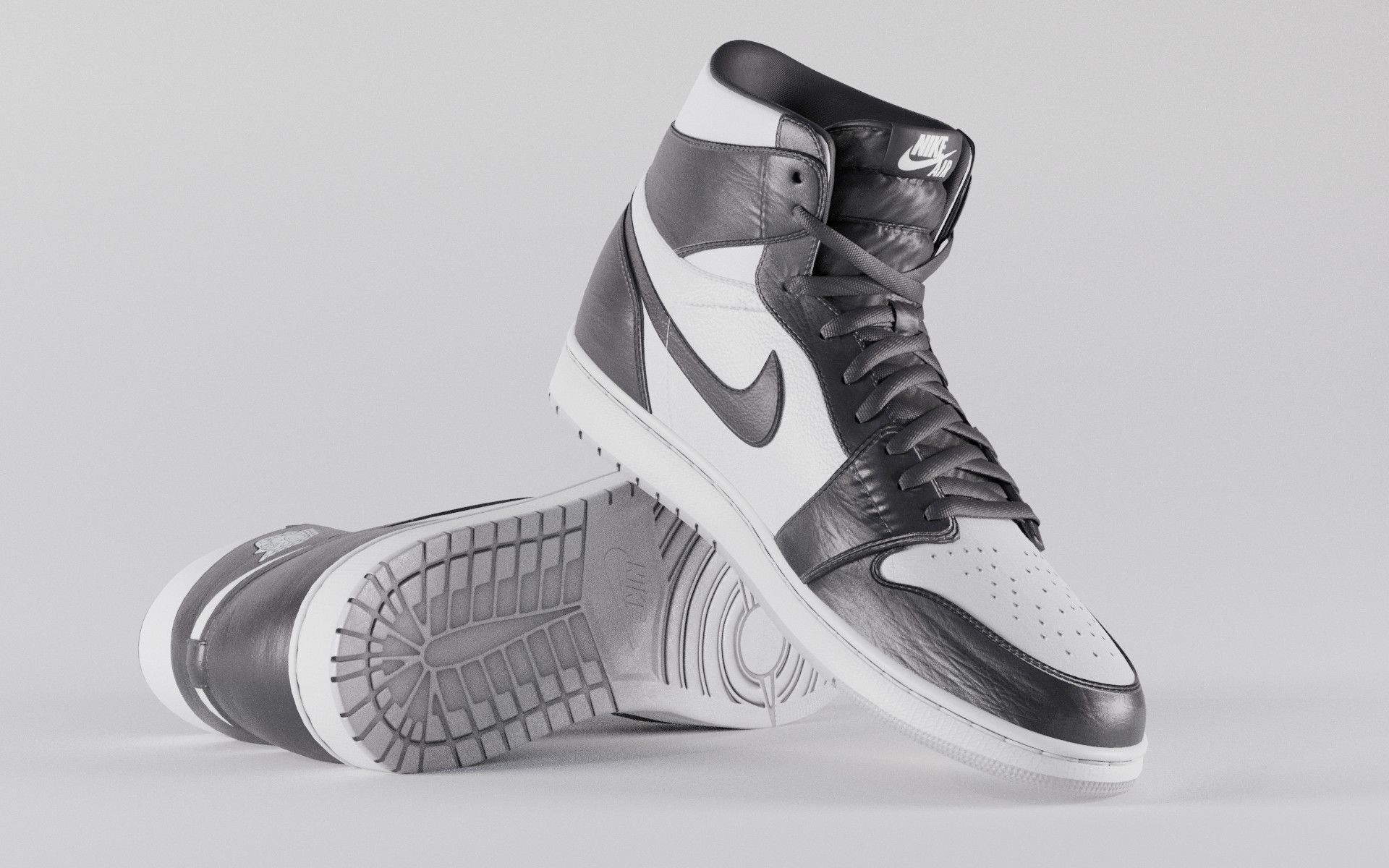 Air Jordan 1 Variety Pack  Low-poly 3D model_28