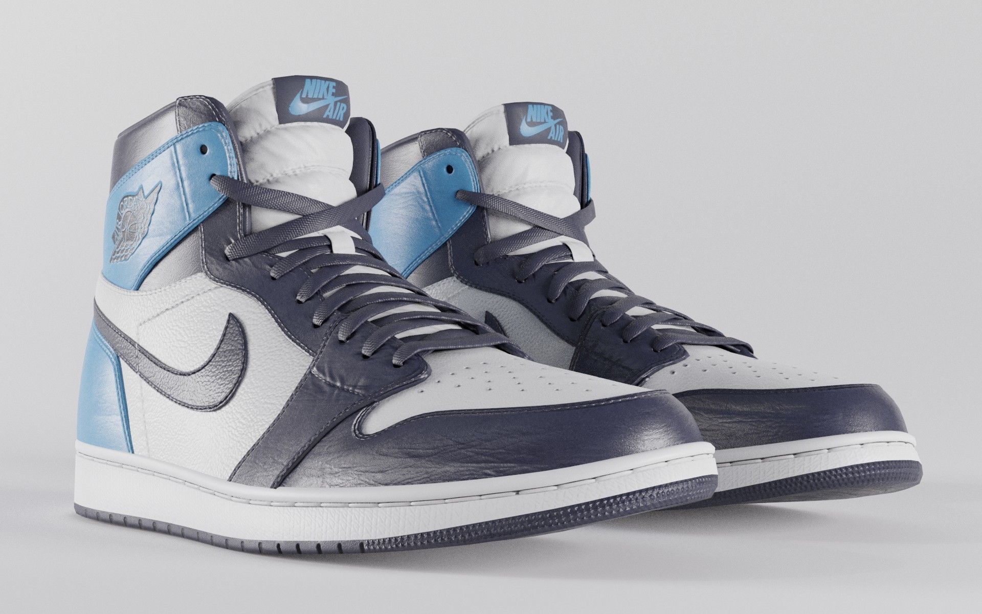 Air Jordan 1 Variety Pack  Low-poly 3D model_14