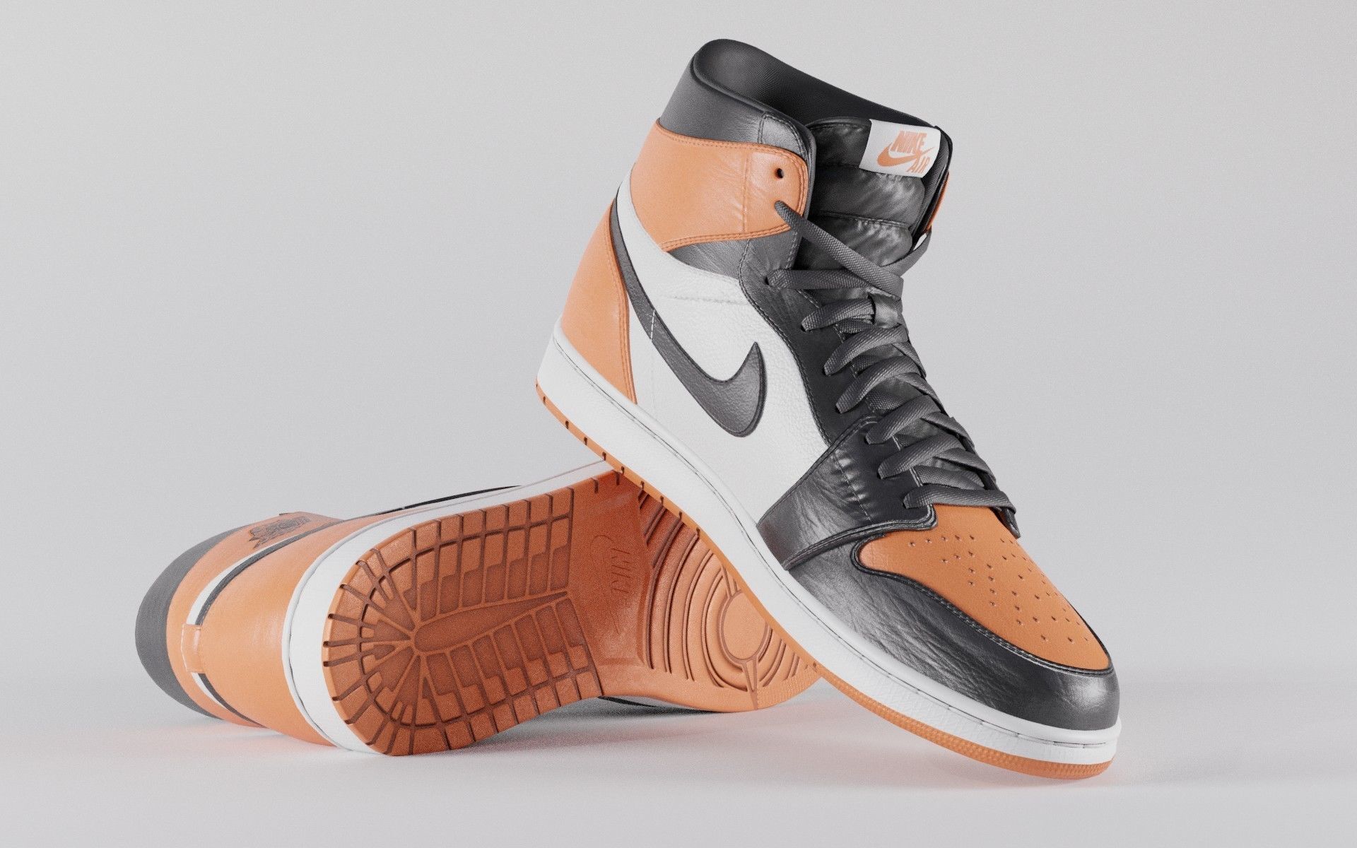 Air Jordan 1 Variety Pack  Low-poly 3D model_2