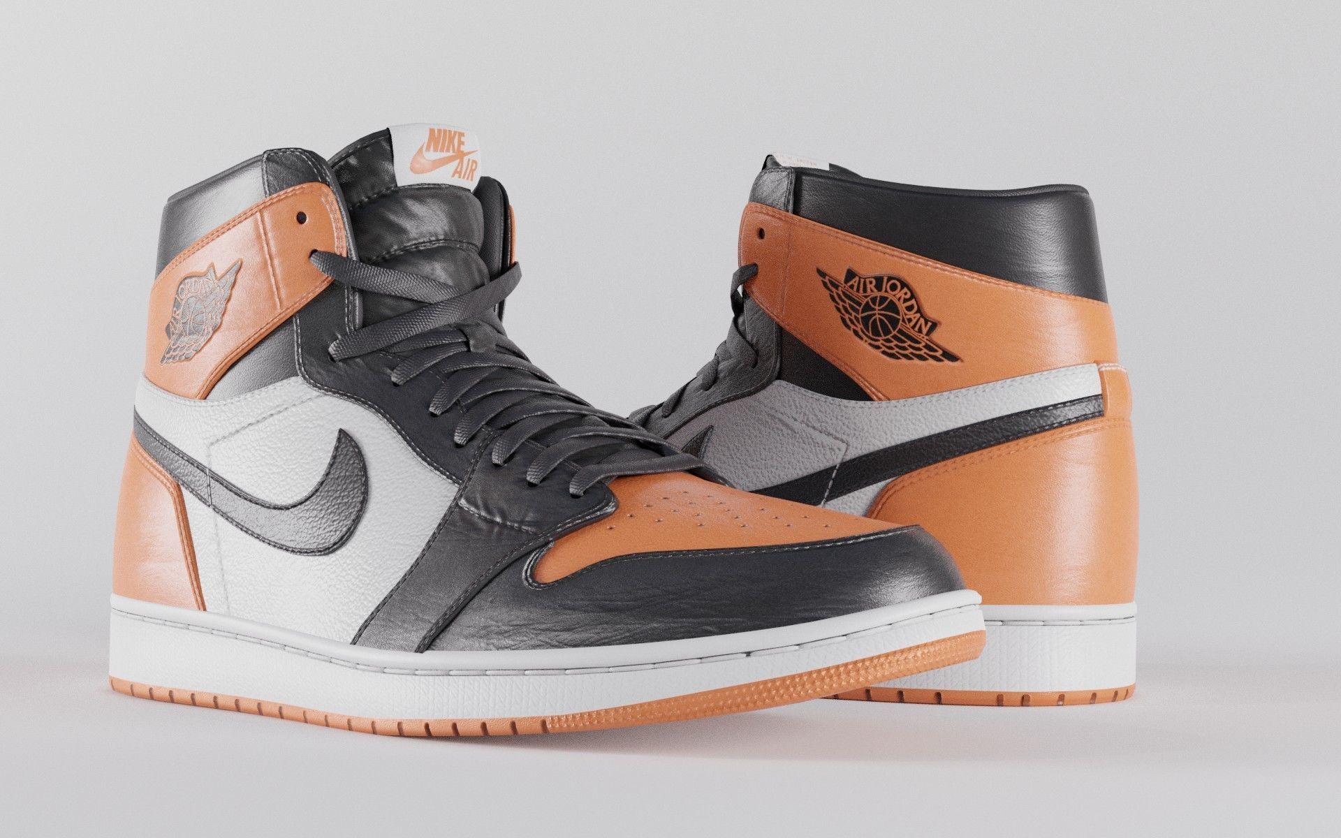 Air Jordan 1 Variety Pack  Low-poly 3D model_25