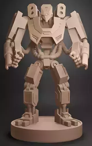 TheMachine robot holding gun