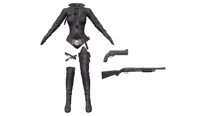 Cyber Cop Full Outfit