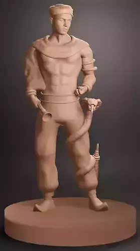 Snake summoner 3D print model