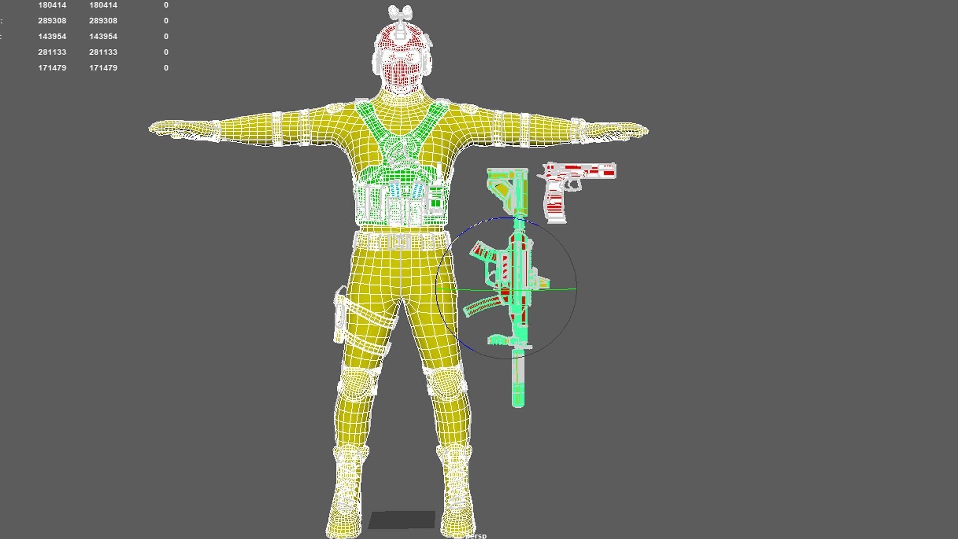 Special Force   Low-poly 3D model_15