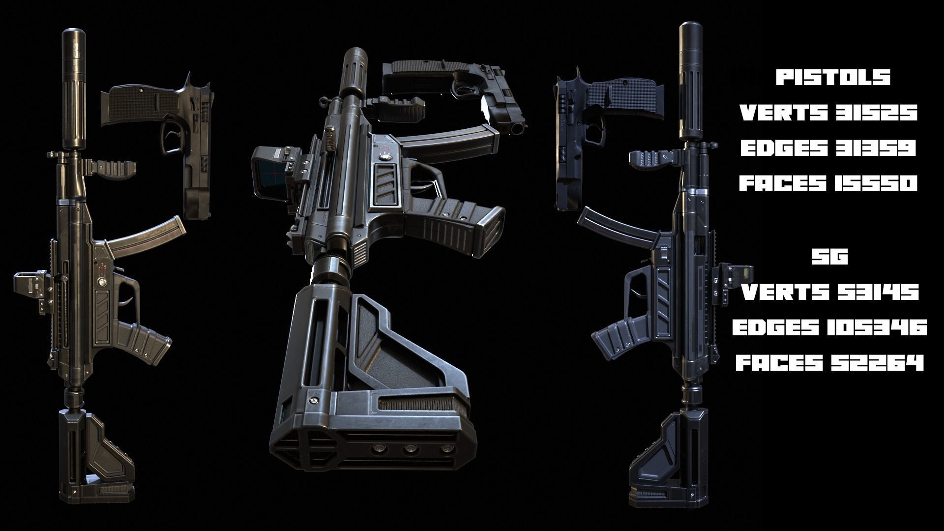 Special Force   Low-poly 3D model_3