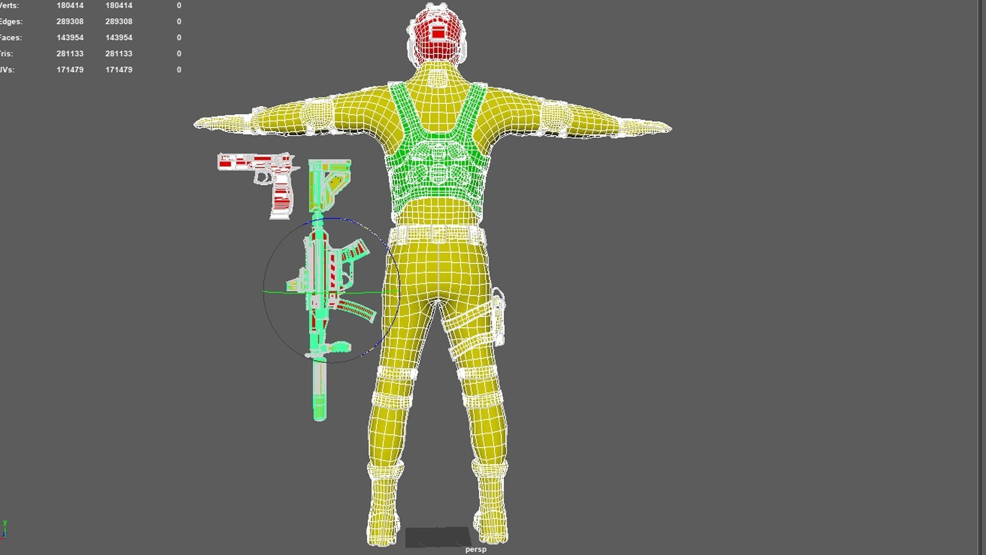 Special Force   Low-poly 3D model_16