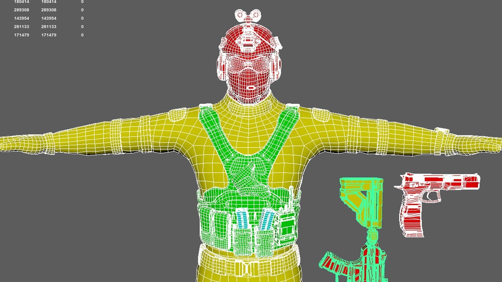 Special Force   Low-poly 3D model_18