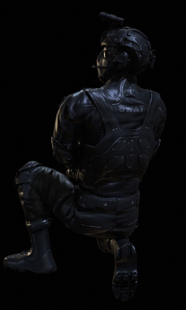 Special Force   Low-poly 3D model_11