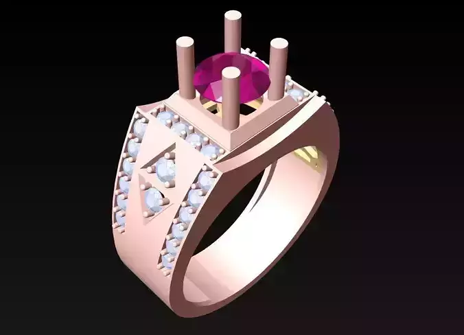 Diamond Rings - Mens Ring - N5546