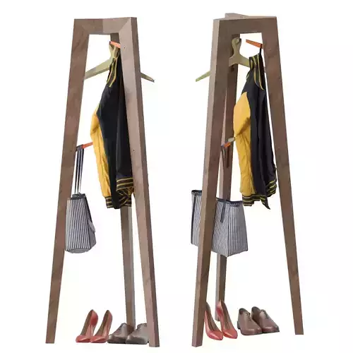 STORK Coat Rack 3D model