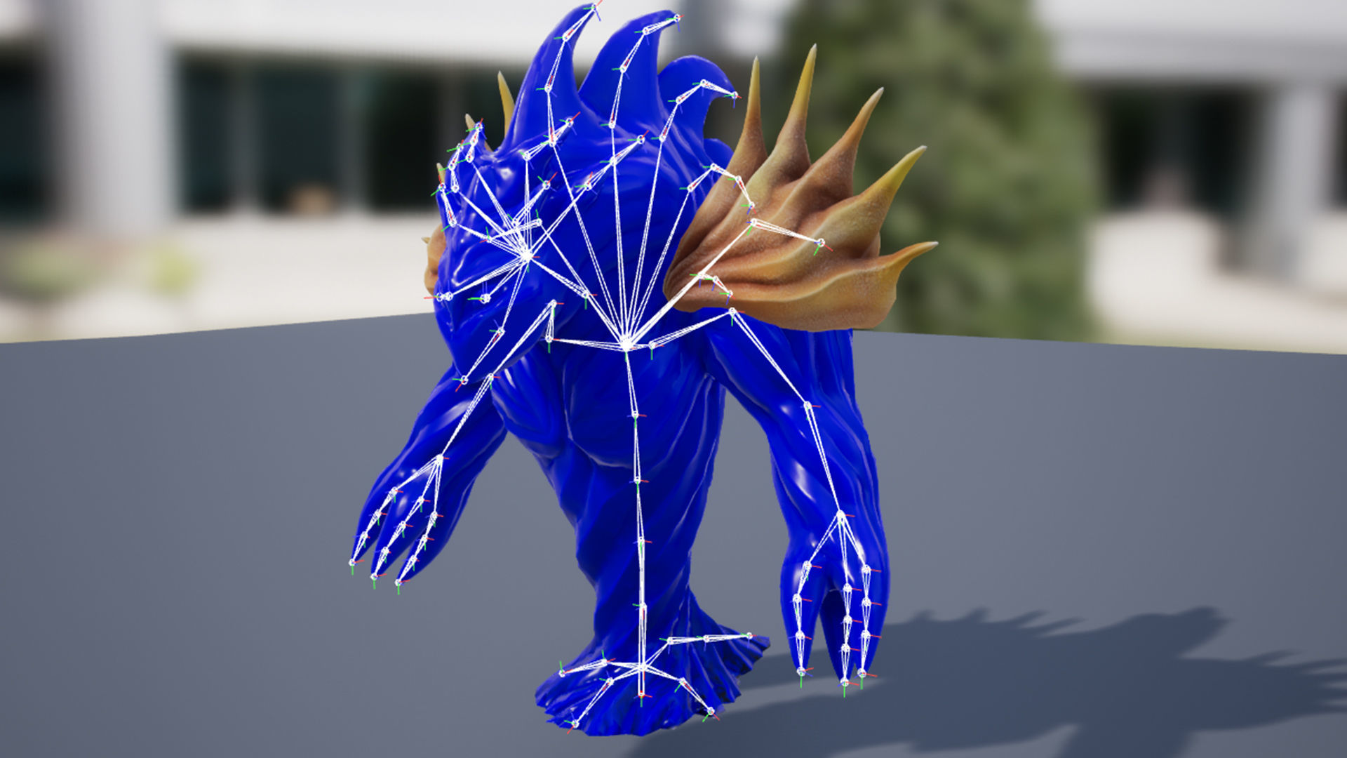 Low-poly model of the character Water Elemental Low-poly 3D model_20