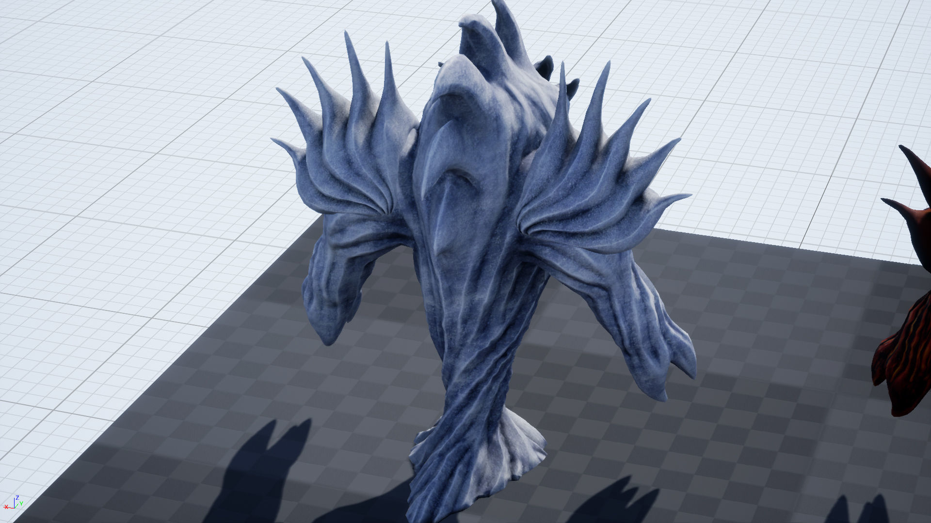 Low-poly model of the character Water Elemental Low-poly 3D model_40