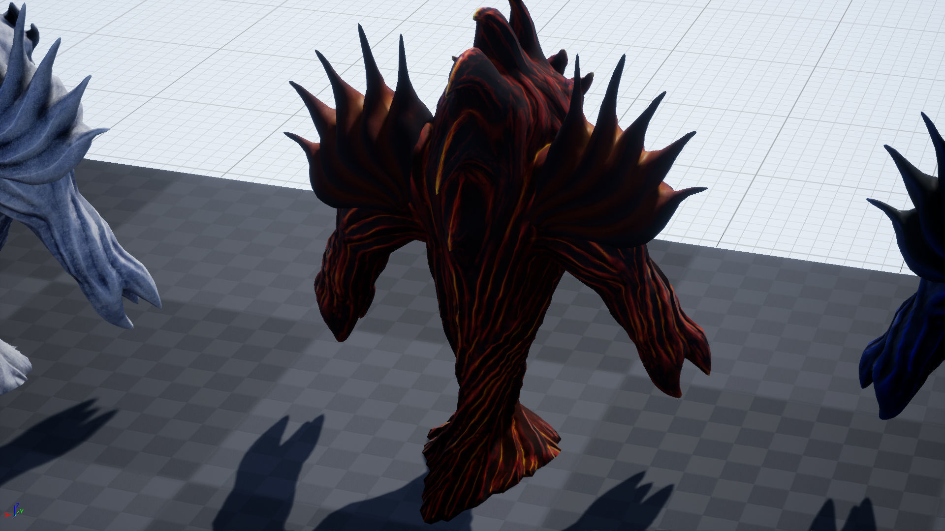 Low-poly model of the character Water Elemental Low-poly 3D model_39