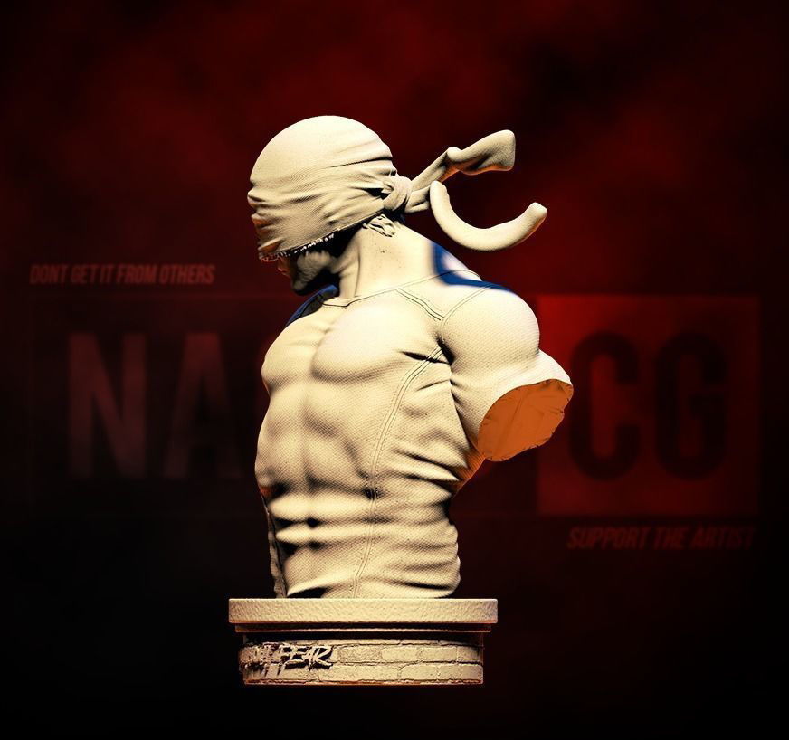 Fan Art - Daredevil Vigilante version - Bust 3D print model_1