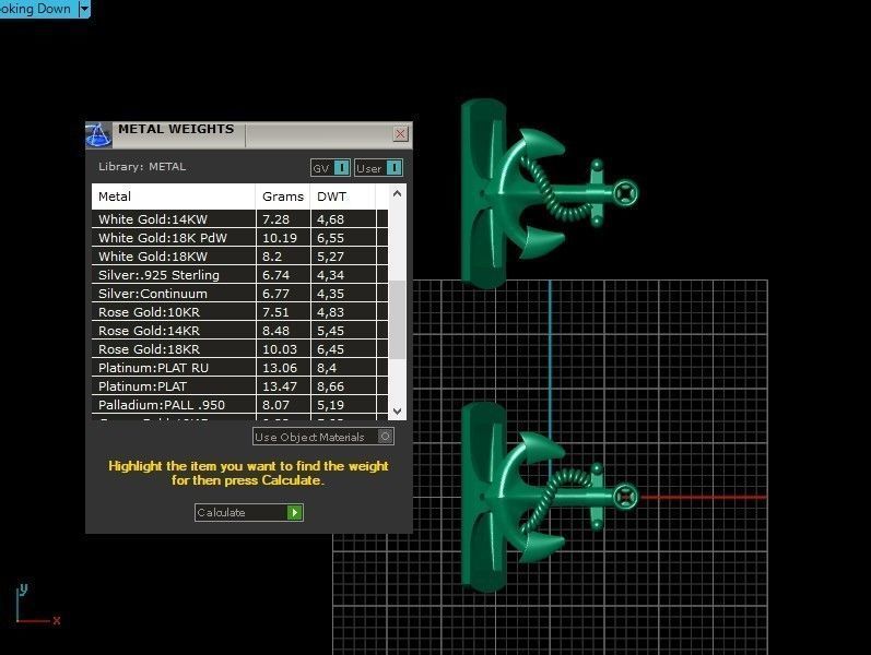 cufflinks anchor 730 3D print model_8