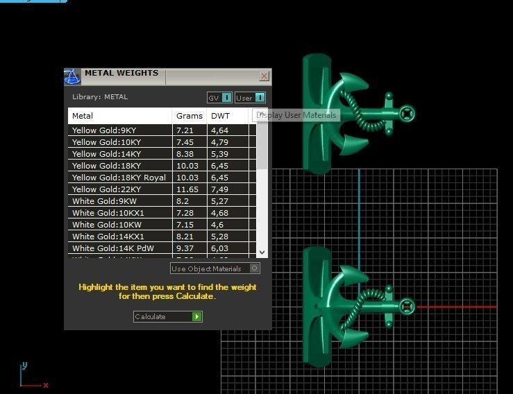 cufflinks anchor 730 3D print model_7