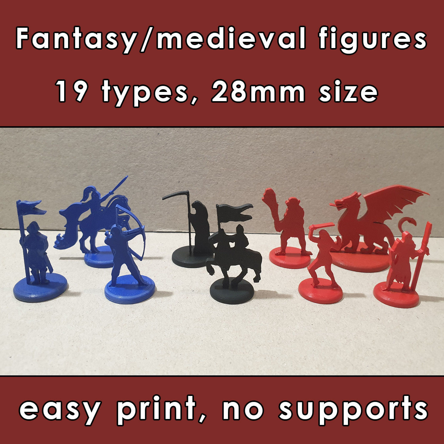 Fantasy medieval figures 3D model | CGTrader