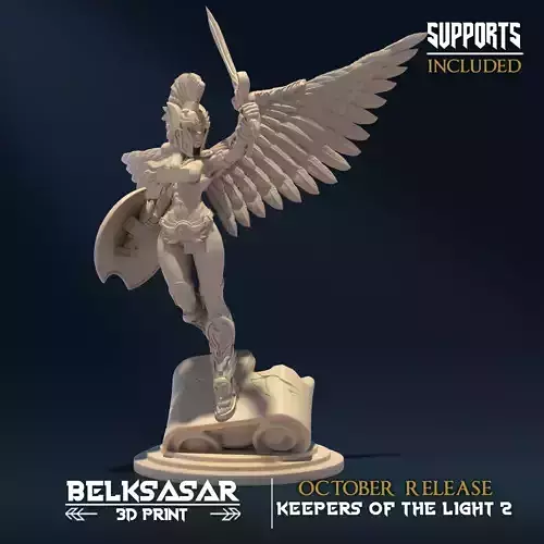 Keeper of Justice A Nude 3D print model