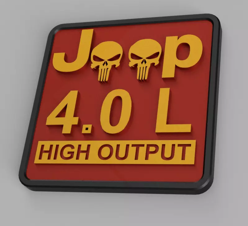 JEEP LOGO 3D print model