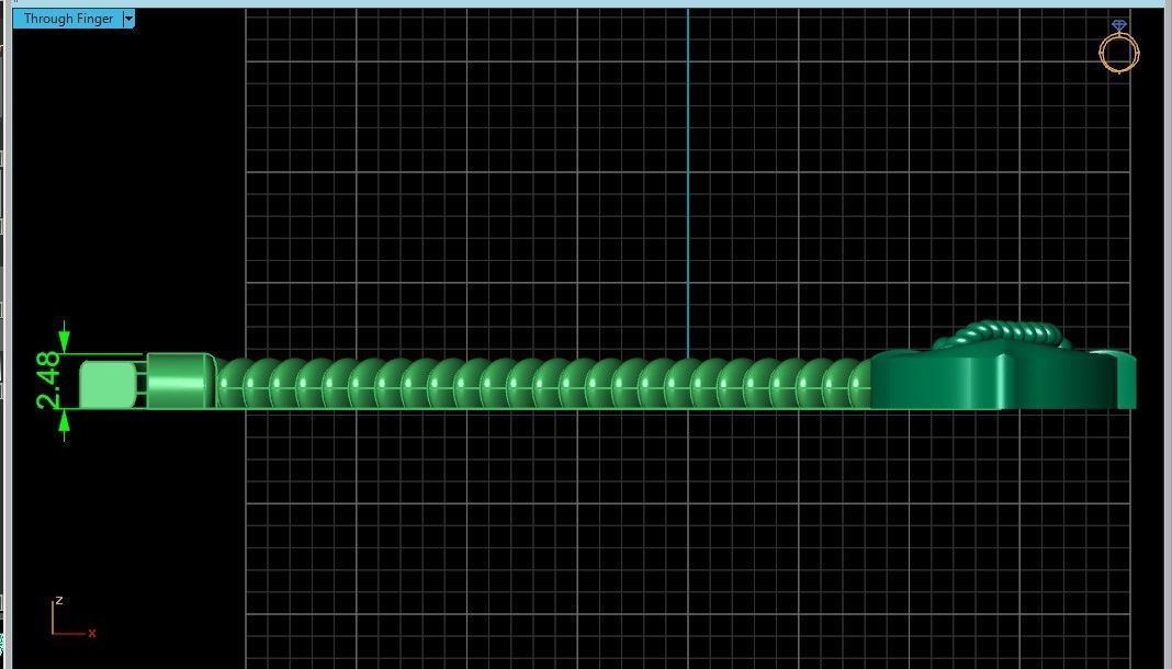 Tie clip bars anchor 730 3D print model_26