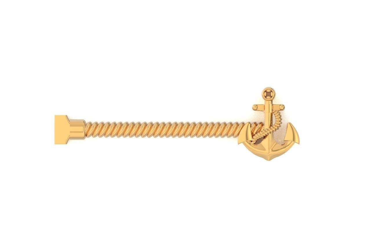 Tie clip bars anchor 730 3D print model_24