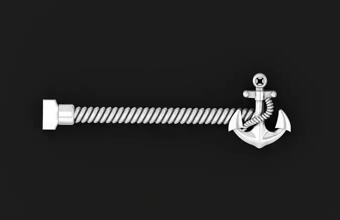Tie clip bars anchor 730 3D print model