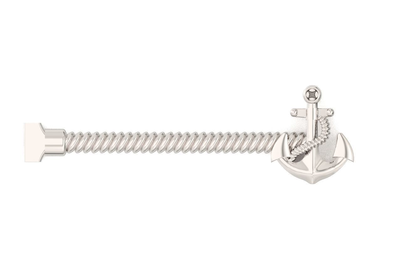 Tie clip bars anchor 730 3D print model_22