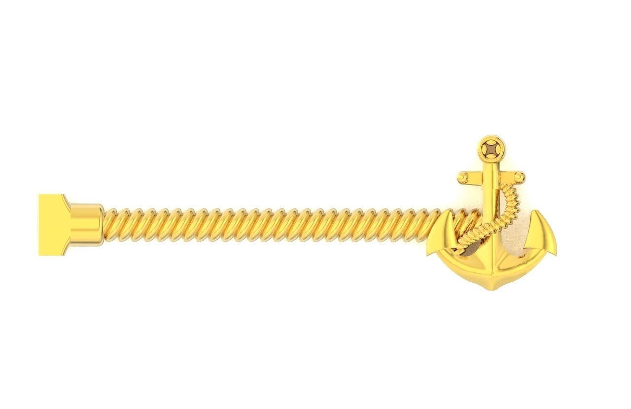 Tie clip bars anchor 730 3D print model_35
