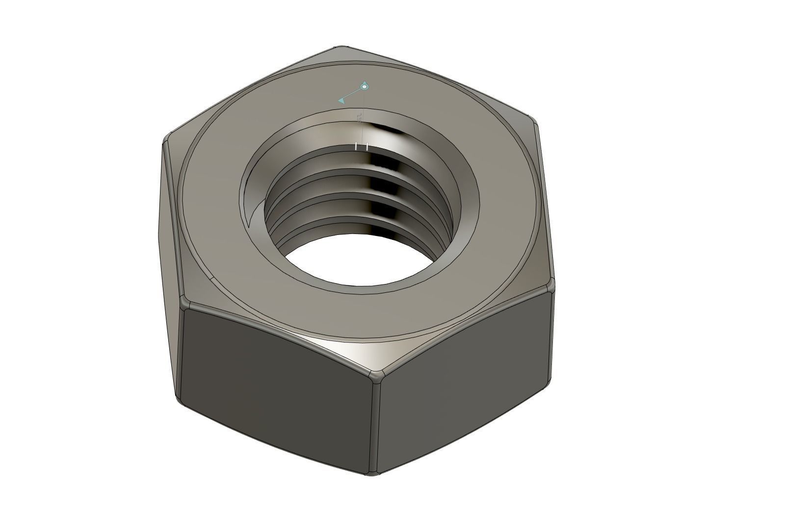 M6 flange face socket head cap screw  printable fusion  model 3D print model_9