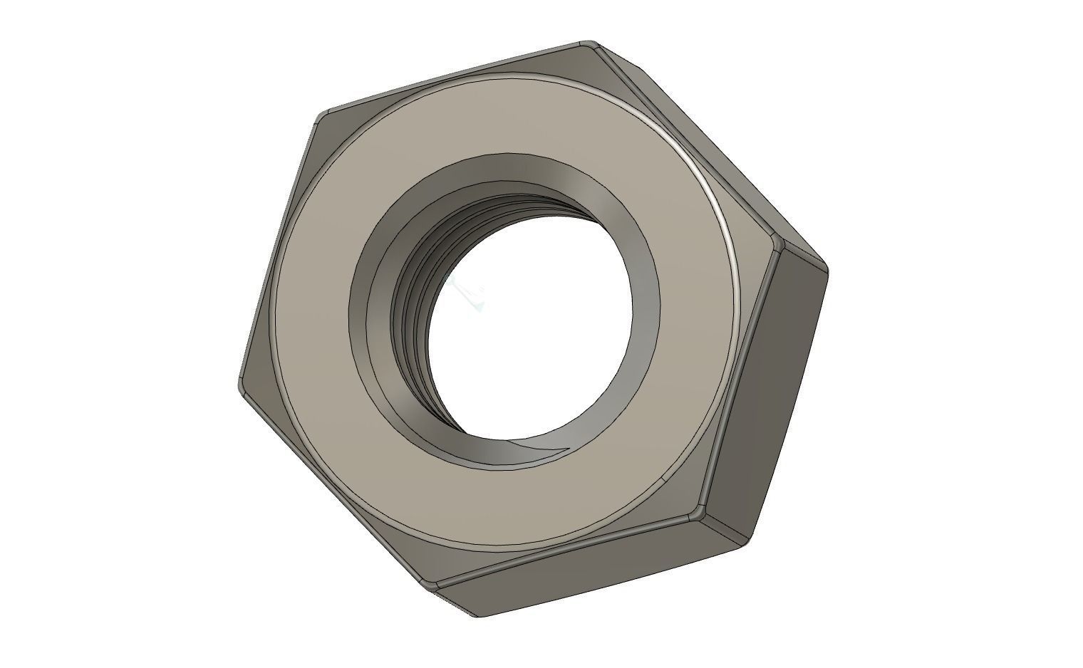 M6 flange face socket head cap screw  printable fusion  model 3D print model_12