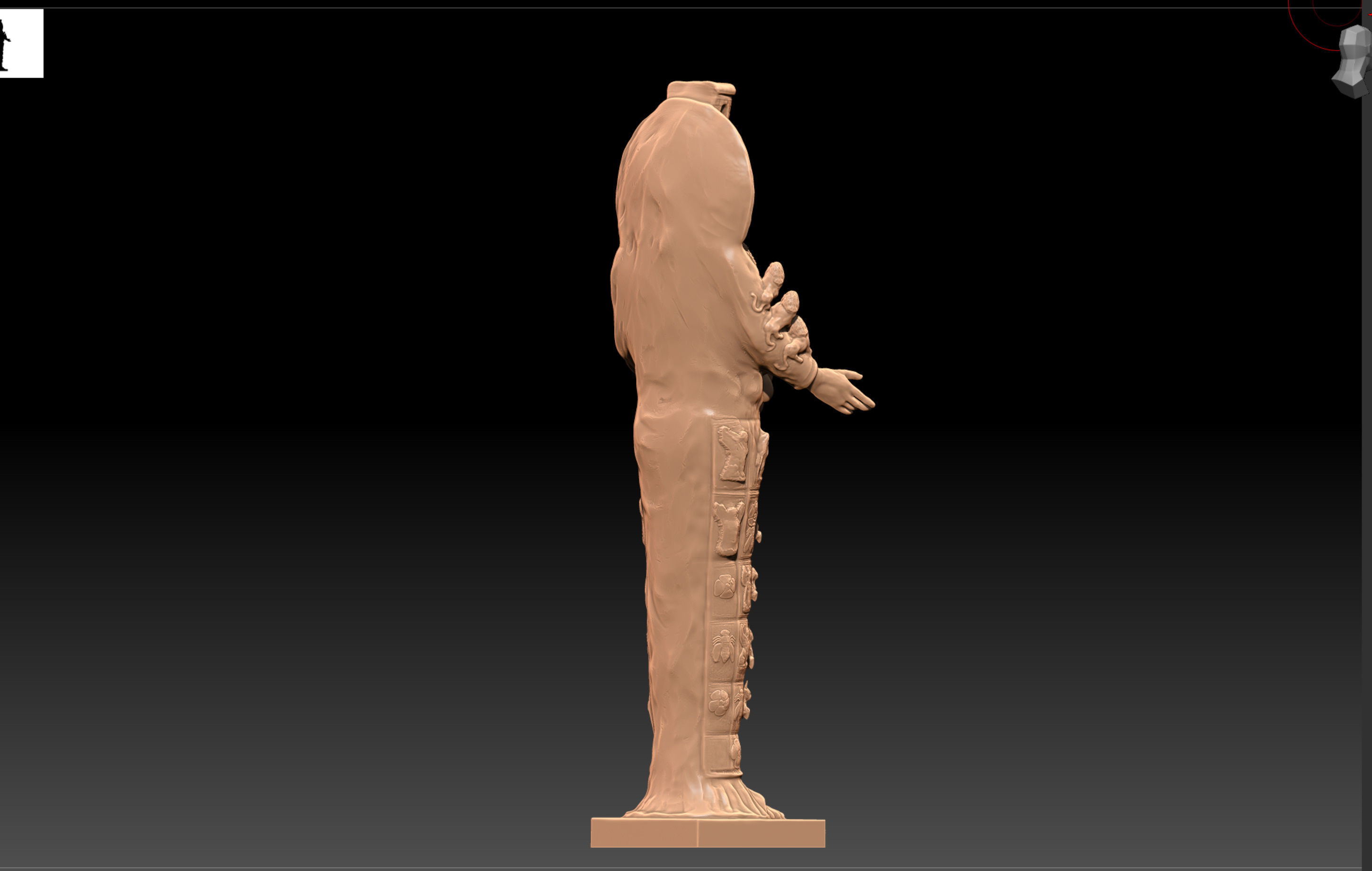 Black Artemis 3D print model_6