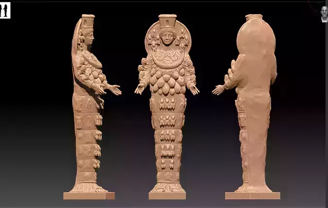 Black Artemis 3D print model
