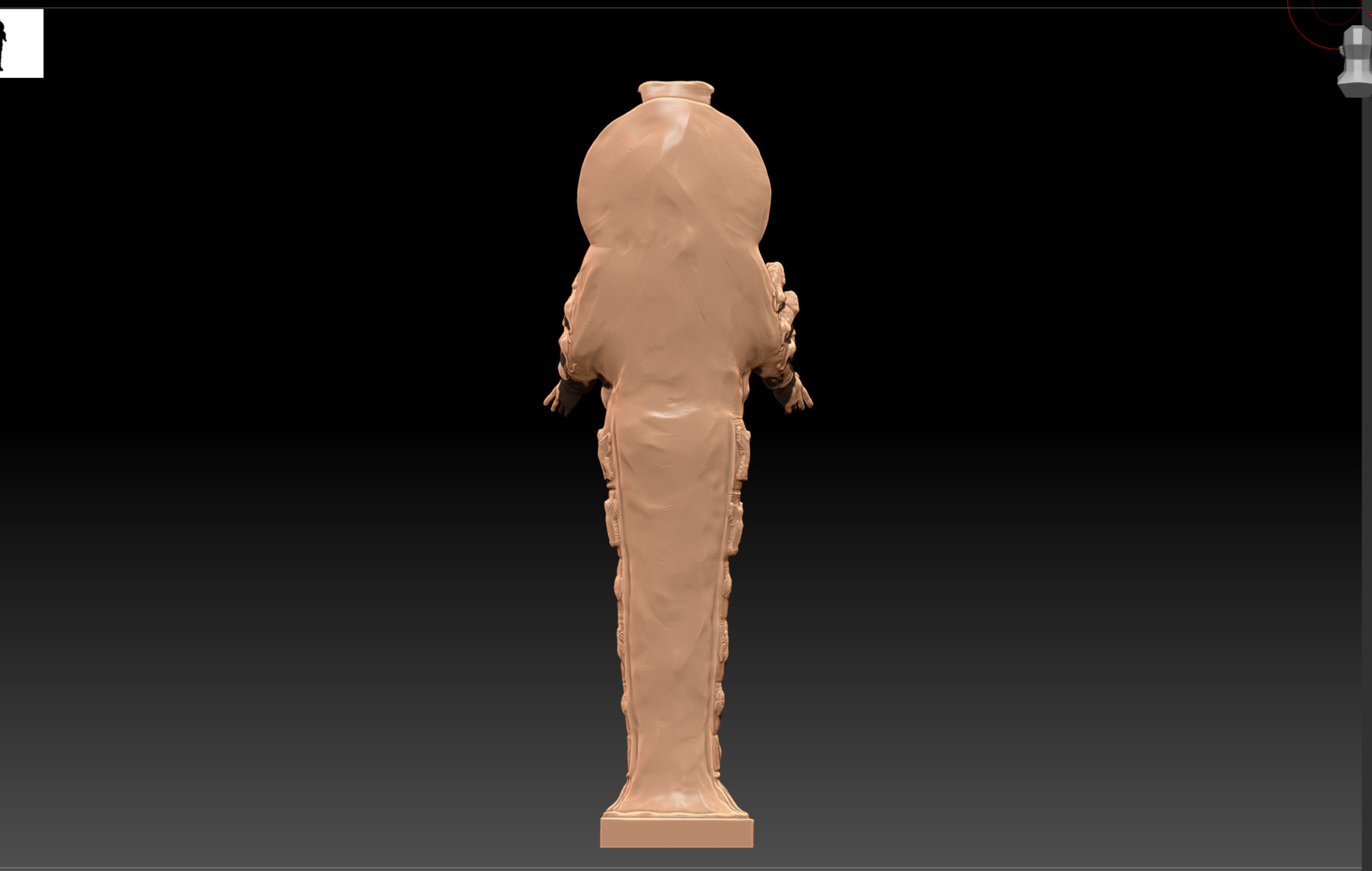 Black Artemis 3D print model_5